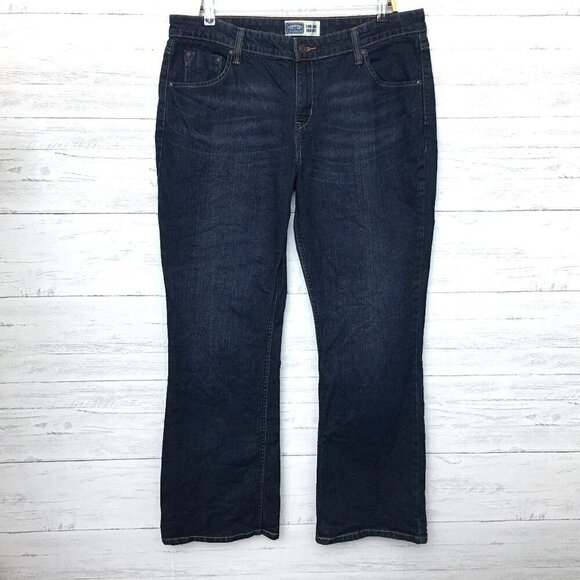 Levi's Signature Women's Bootcut Jeans Low Rise size 16 length 31" - Picture 1 of 8